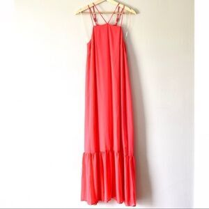 GIANNI BINI Dress, Coral, Size XS